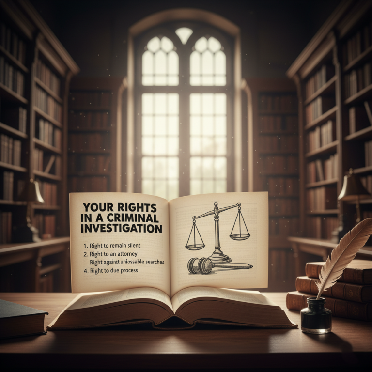 Your rights in a Criminal Investigation.